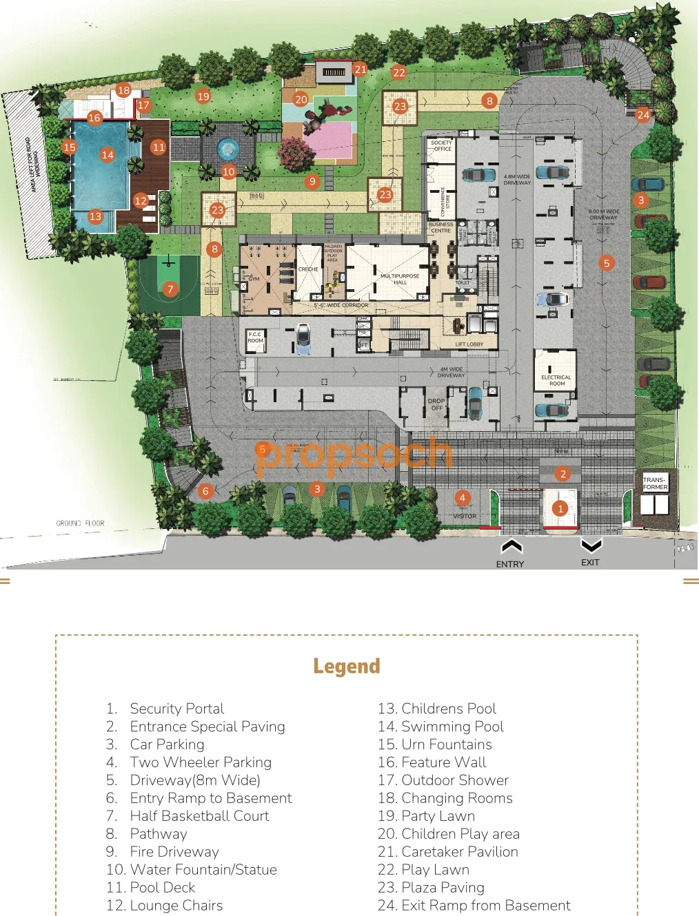 Sapthagiri Nirvana Master Plan Image