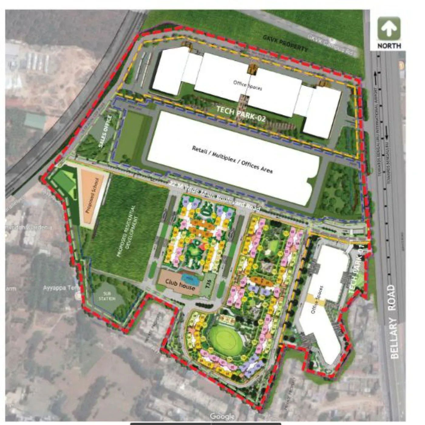 LTCEL Raintree Boulevard Cluster 5 Master Plan Image