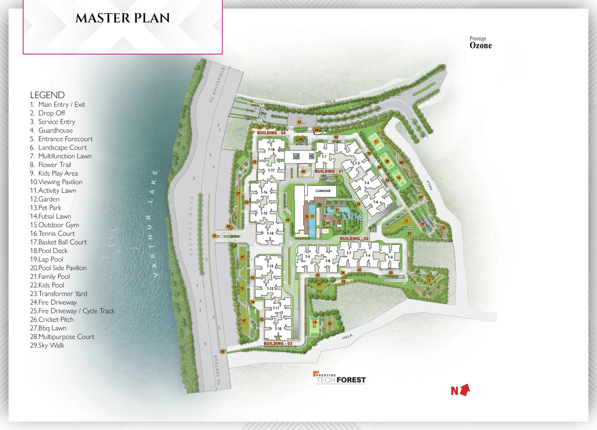 Prestige Raintree Park Master Plan Image