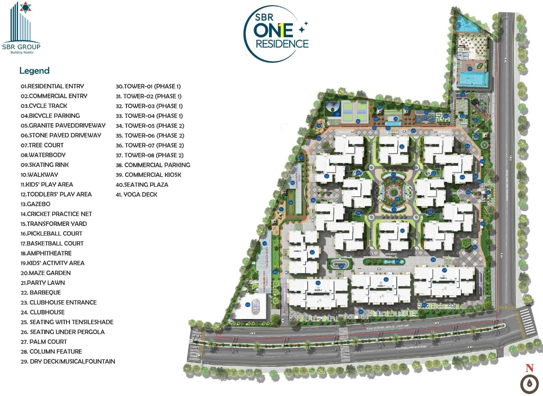 SBR One Residence Master Plan Image