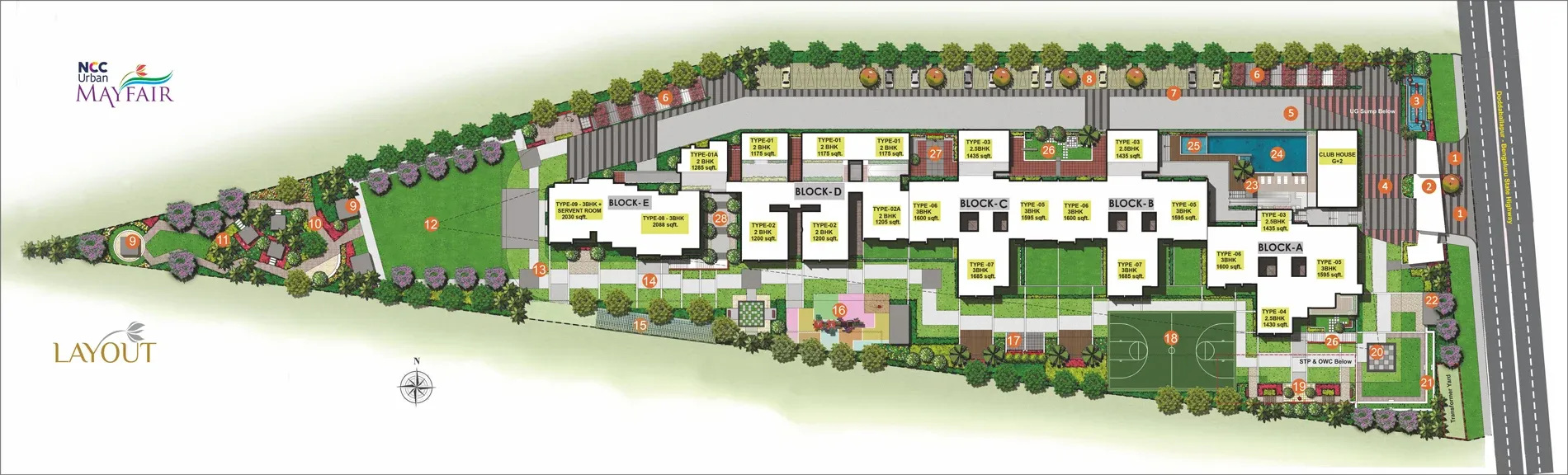 NCC Urban Mayfair Master Plan Image
