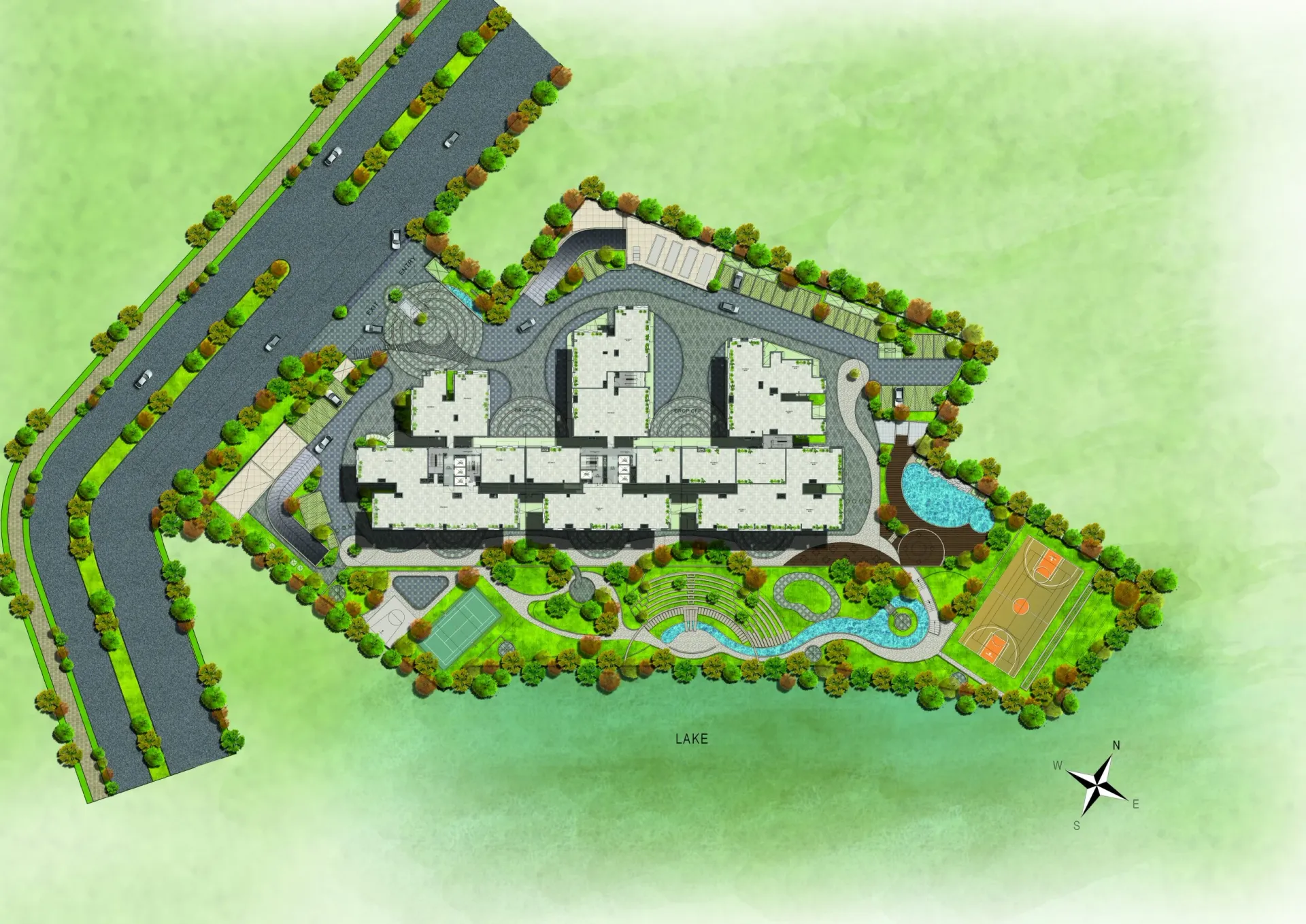 Newyork by Manjeera Master Plan Image