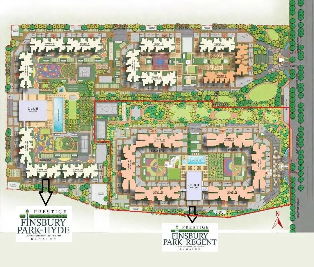 Prestige Finsbury Park- Regent Master Plan Image