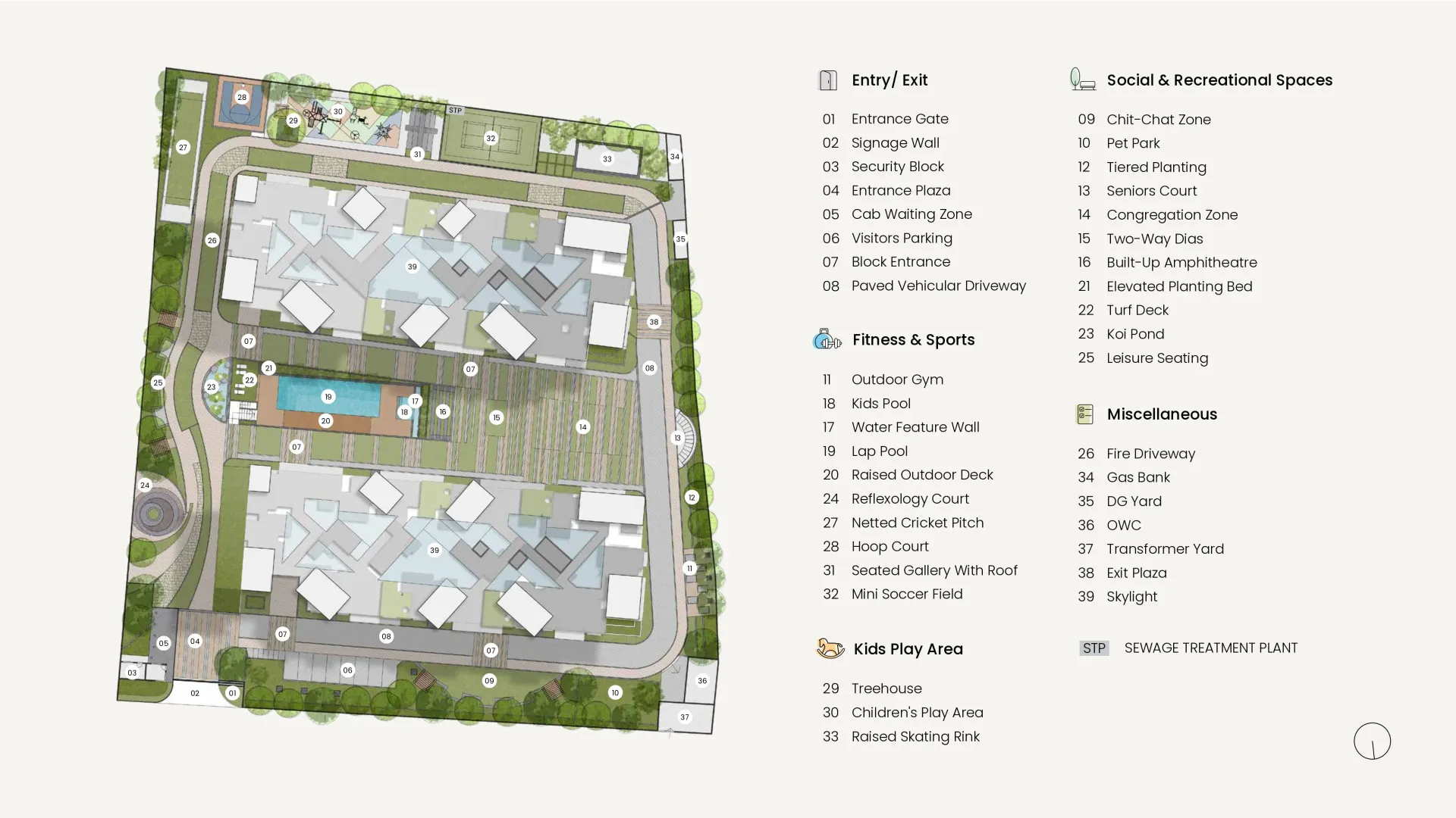 Green Storeys by Modern Spaaces Master Plan Image
