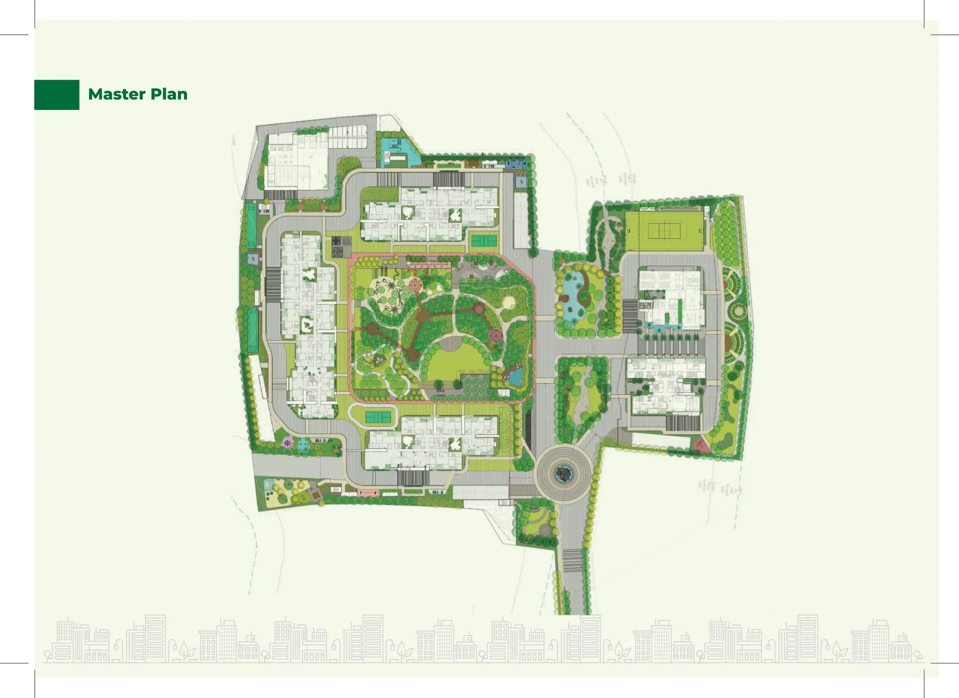 Abhee Aaria Master Plan Image