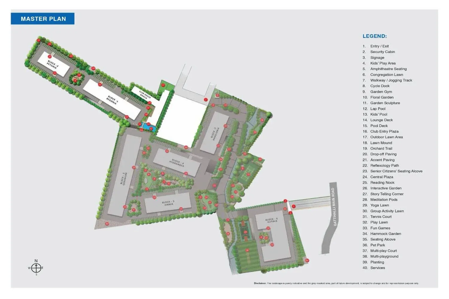 Adarsh Tropica Phase-2 Master Plan Image