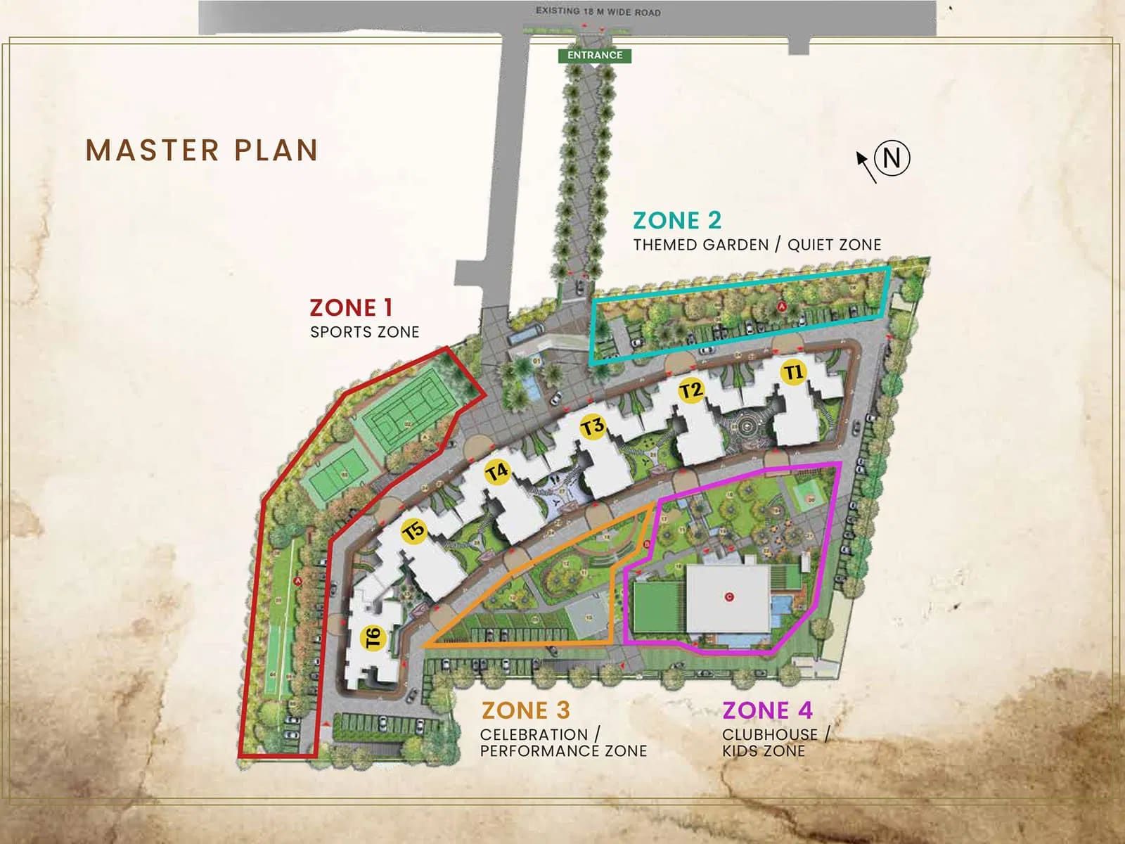 The Poem By Shriram Properties Master Plan Image
