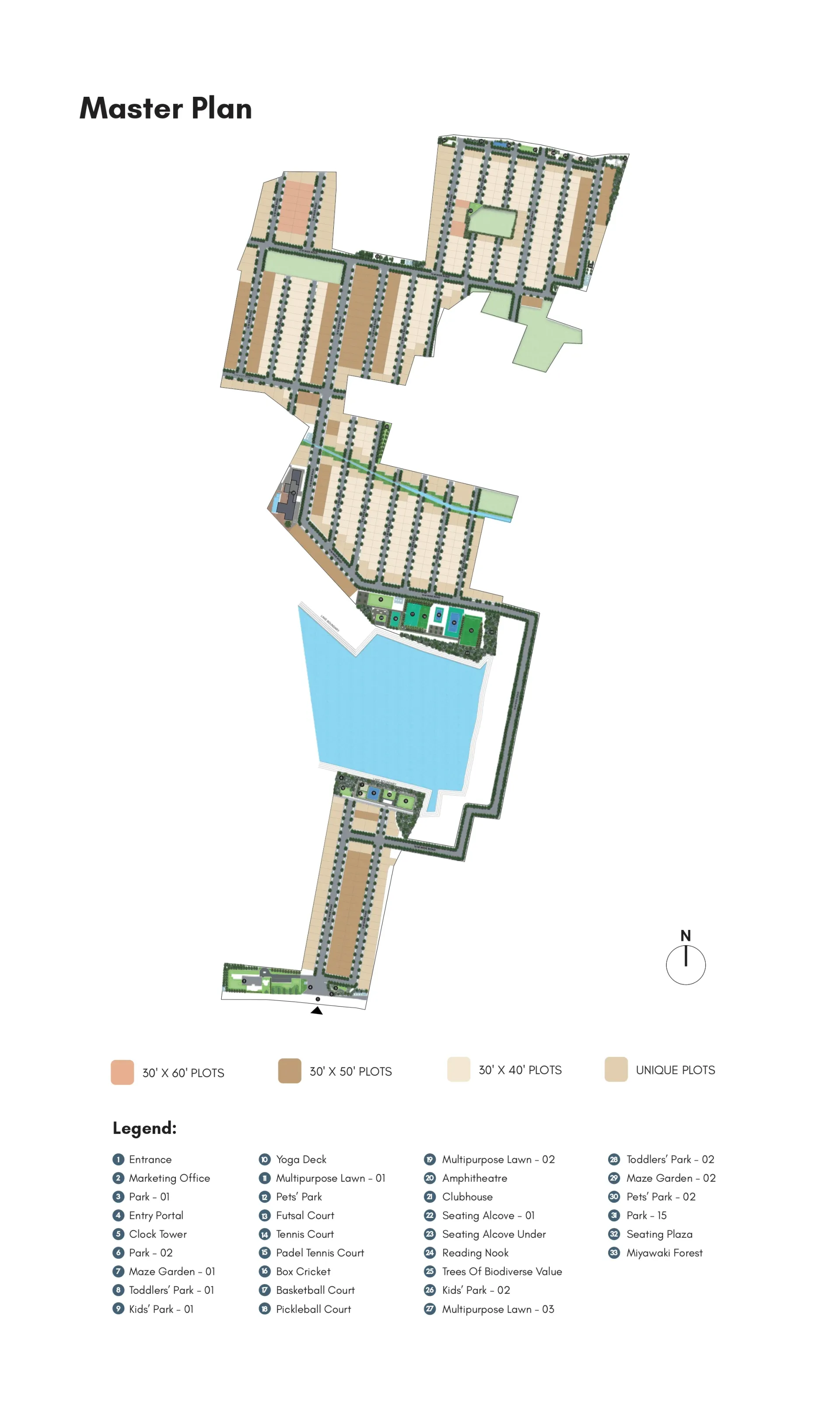 Assetz The Secret Lake Master Plan Image
