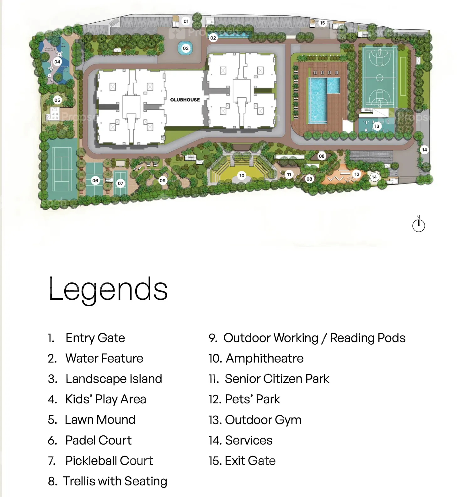 Assetz Meru & Meadow Master Plan Image