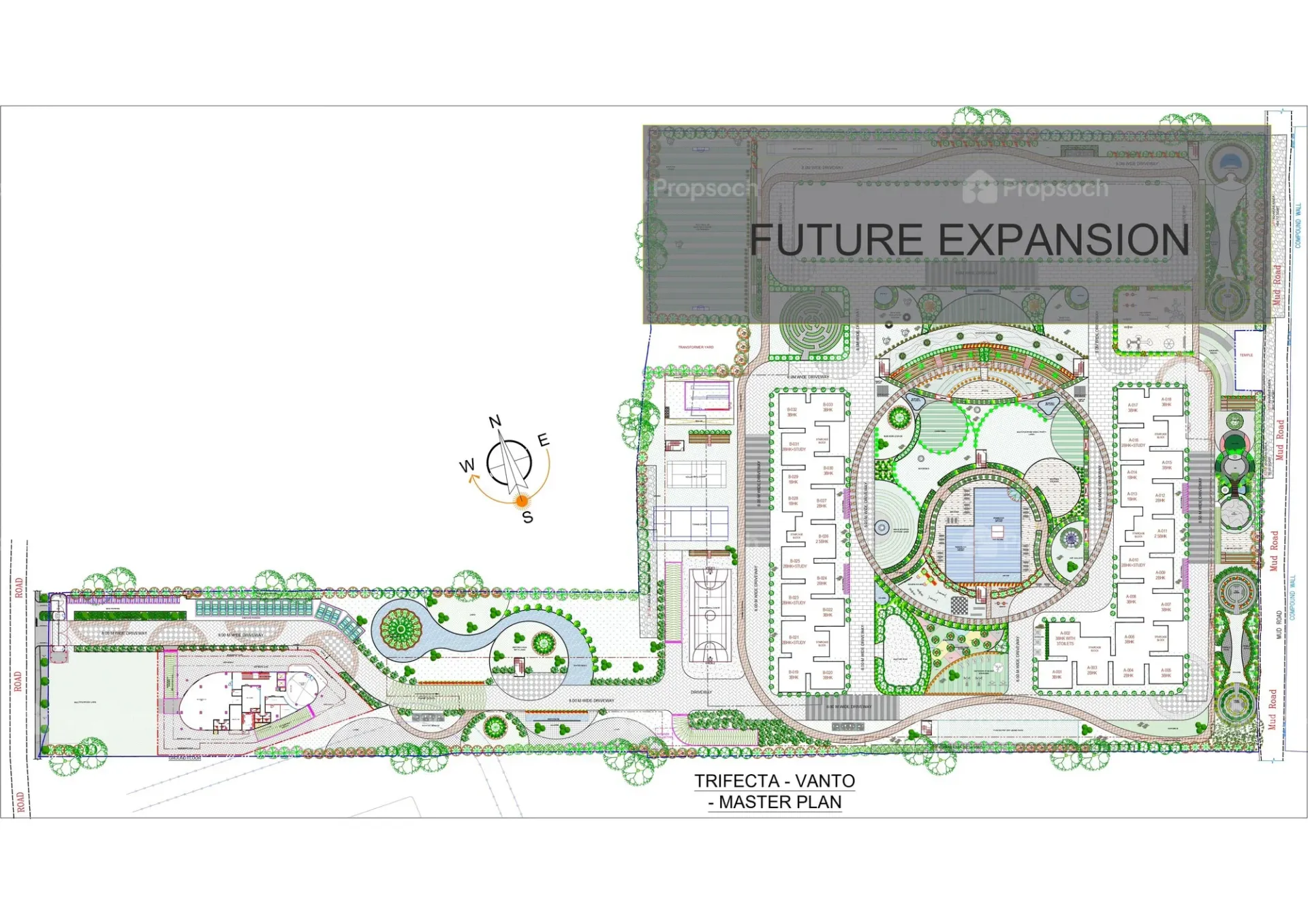 Trifecta Vanto Phase-1 Master Plan Image