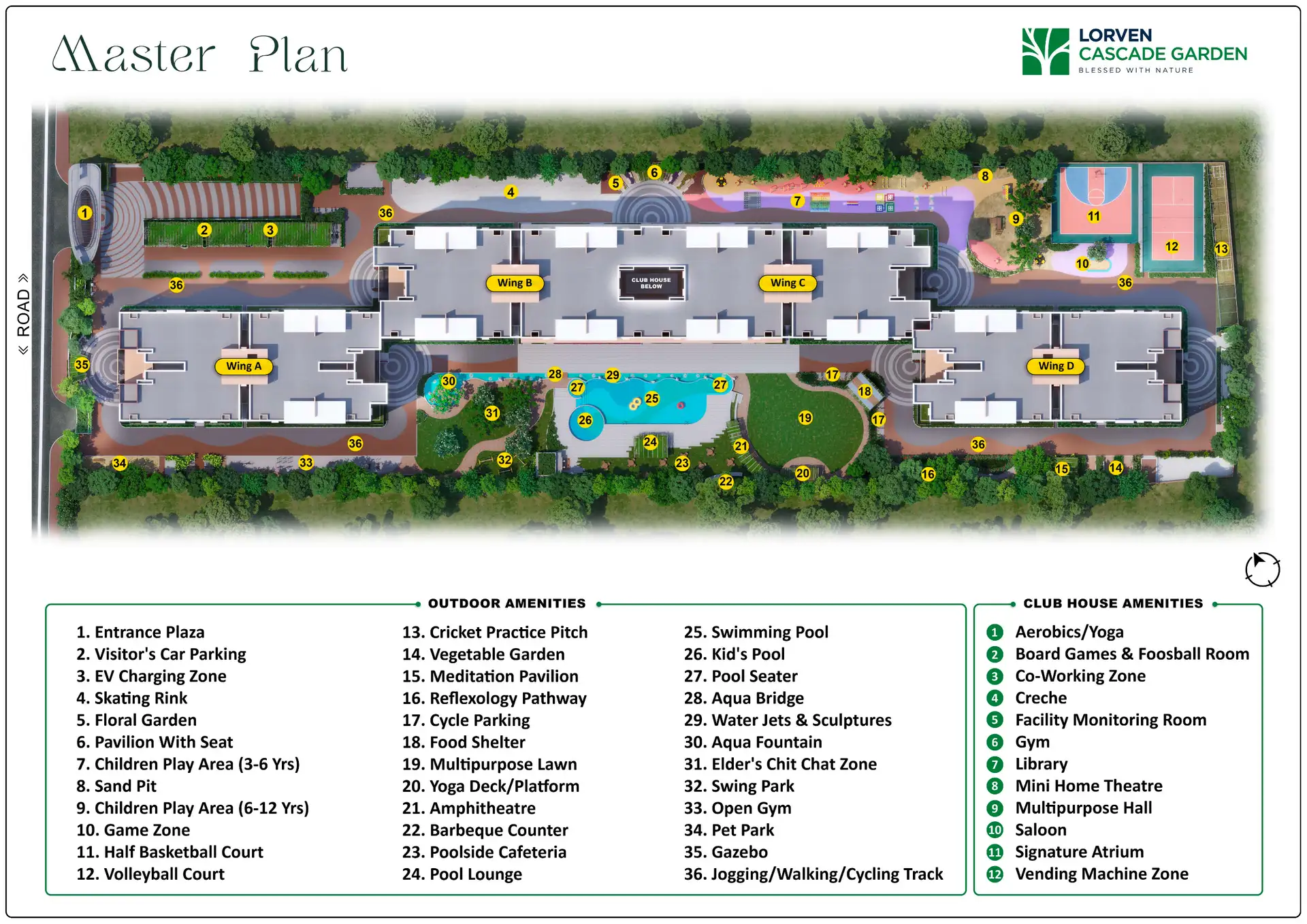 Lorven Cascade Garden Master Plan Image