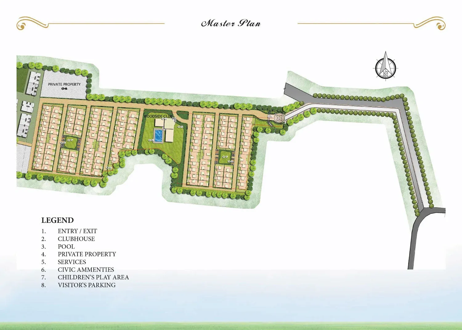 Prestige Woodside Master Plan Image