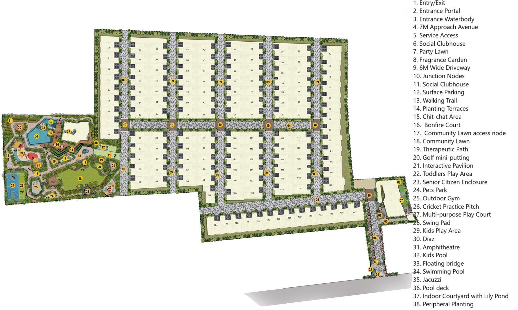 Between The Greens Master Plan Image