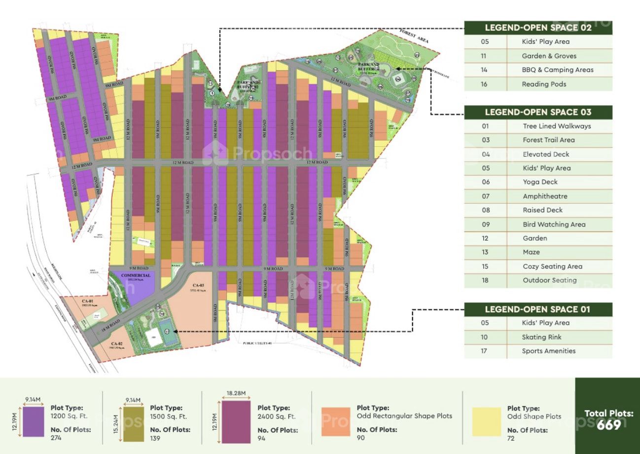Godrej Aravya Estate Master Plan Image