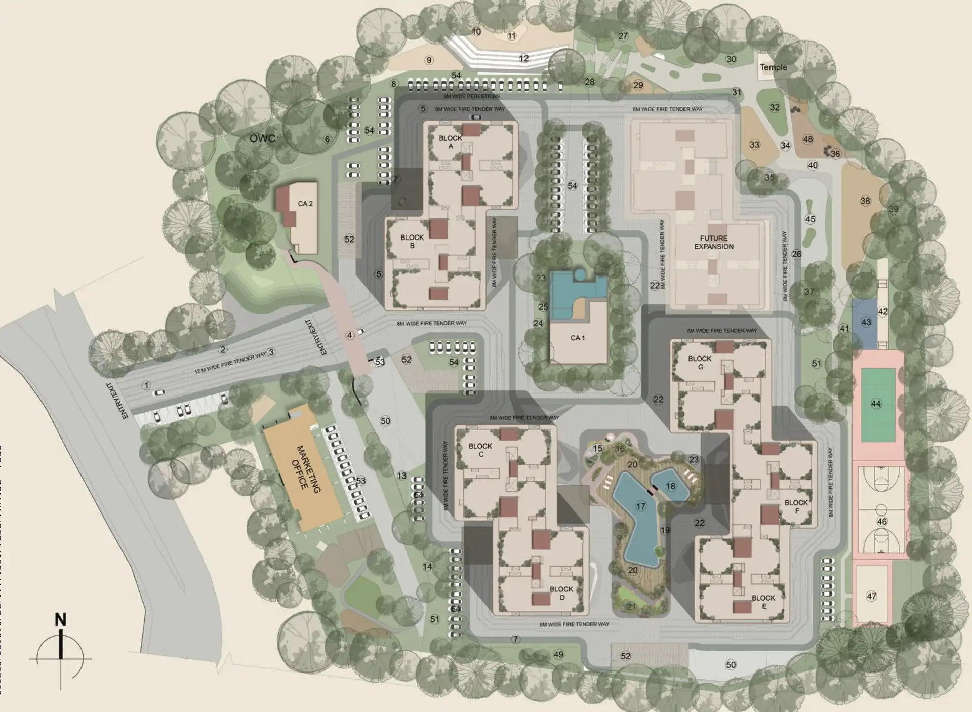 Tru Aquapolis Master Plan Image
