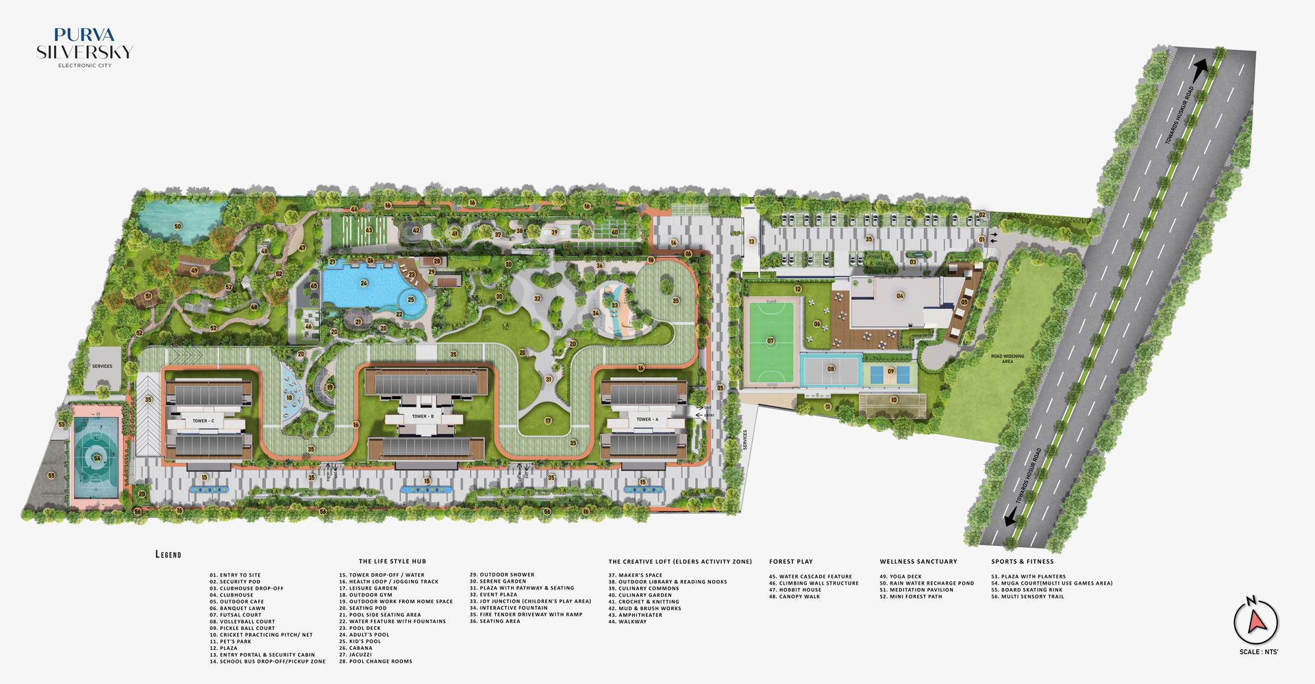 Purva Silversky Master Plan Image
