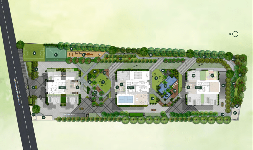 Disha Harmony Gardens Master Plan Image