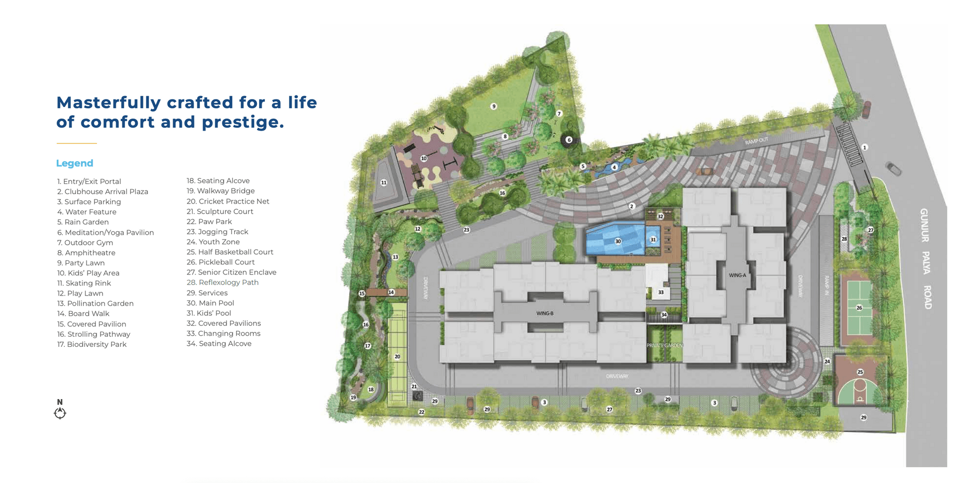 Adarsh Primrose Master Plan Image