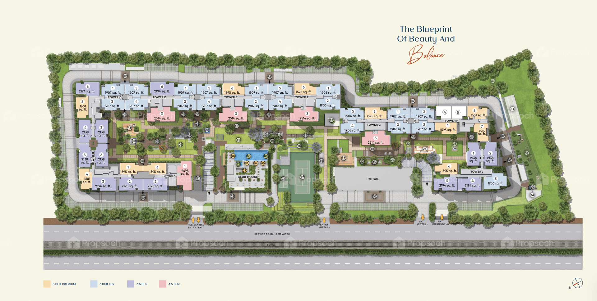 Godrej Aveline Master Plan Image
