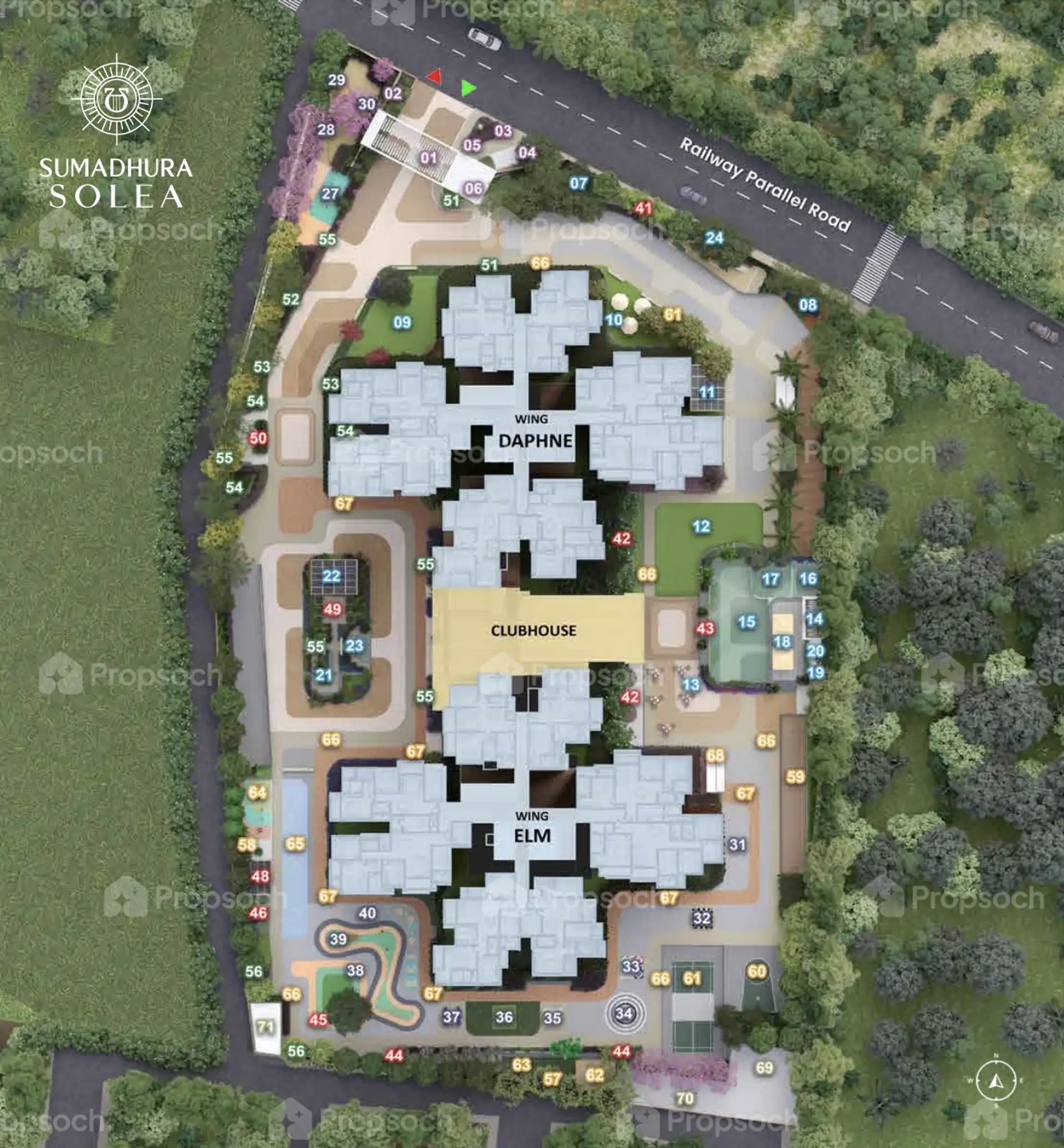Sumadhura Solea Master Plan Image