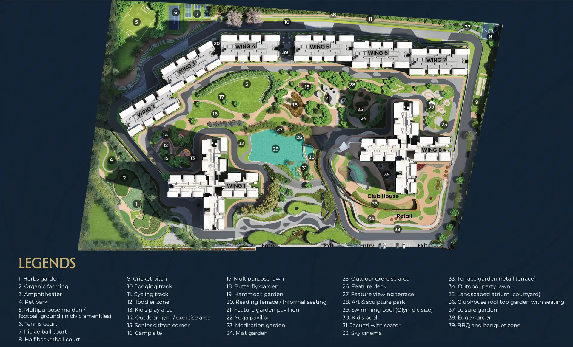 Northern Lights By Puravankara Kvn Master Plan Image