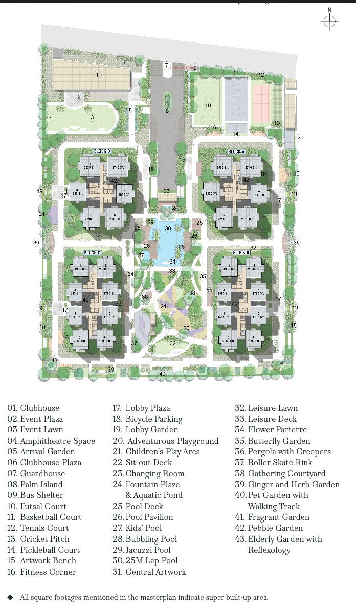 Poulomi Florique Master Plan Image