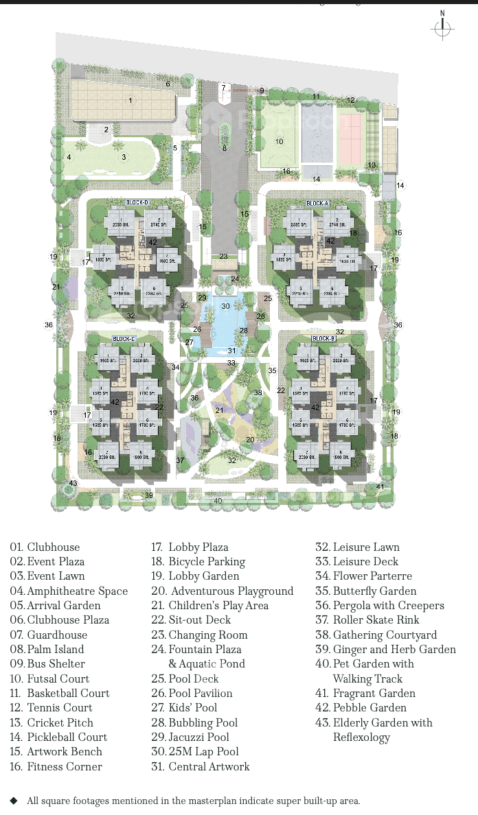 Poulomi Florique Master Plan Image