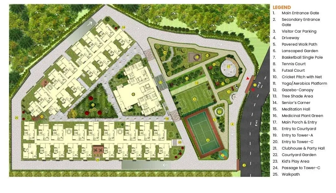 Subram Jade Gardens Master Plan Image