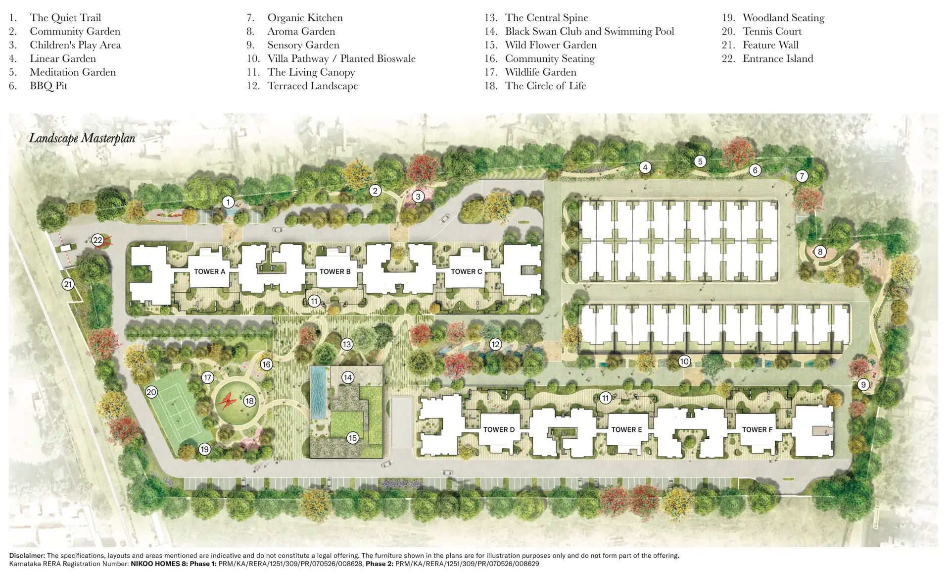 Nikoo Homes 8 Phase 1 Master Plan Image