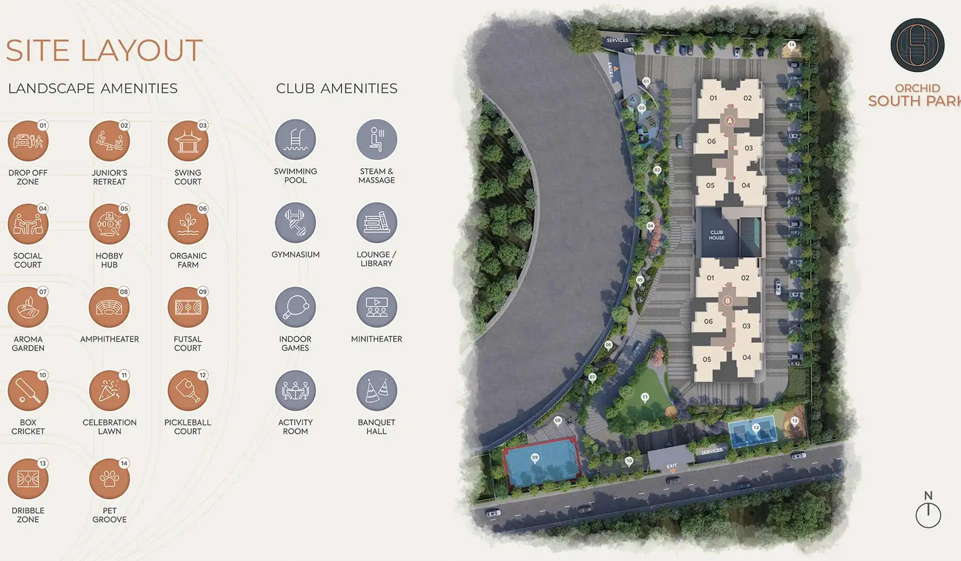 Orchid South Park Master Plan Image