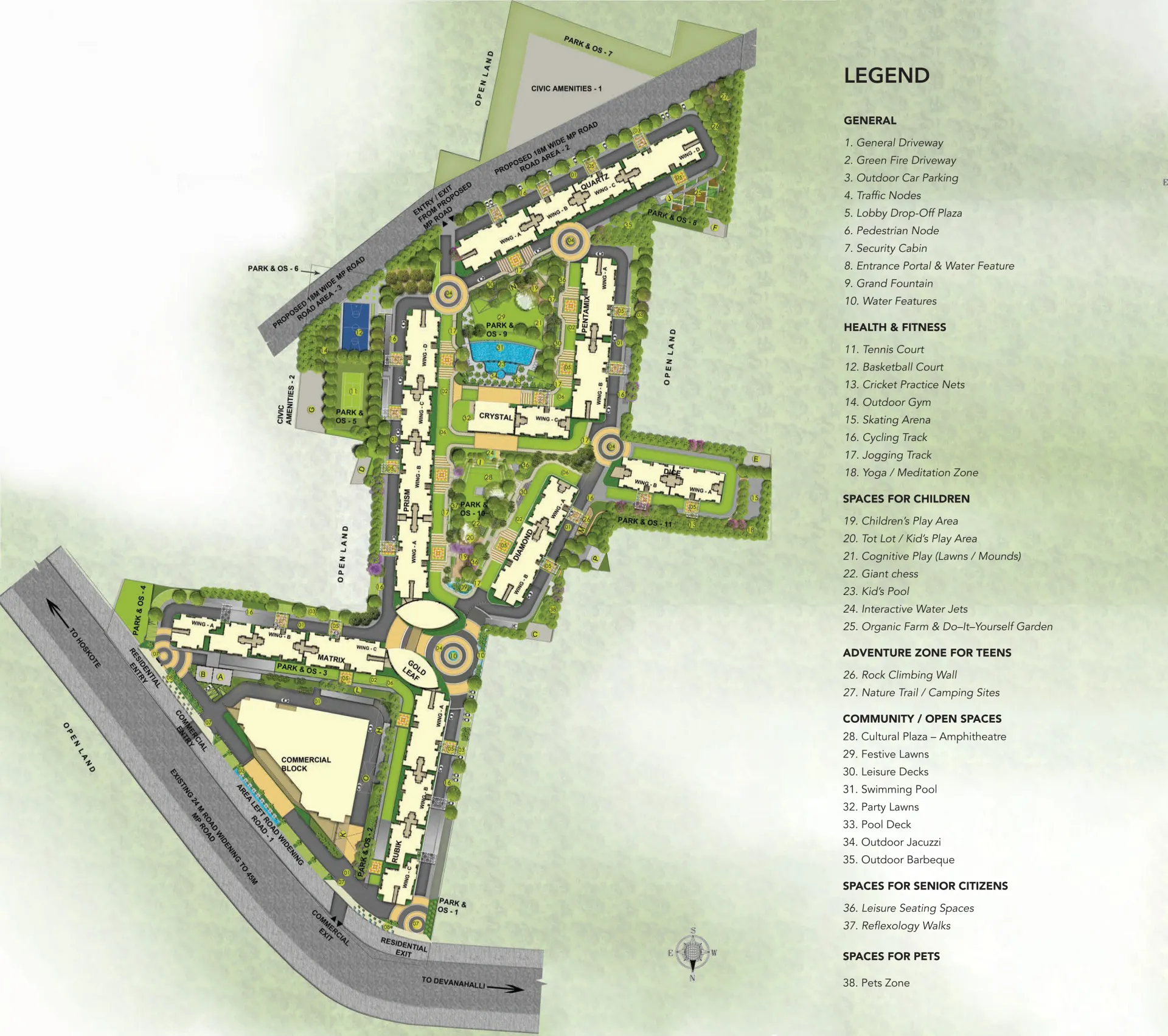 Salarpuria sattva park cubix Master Plan Image