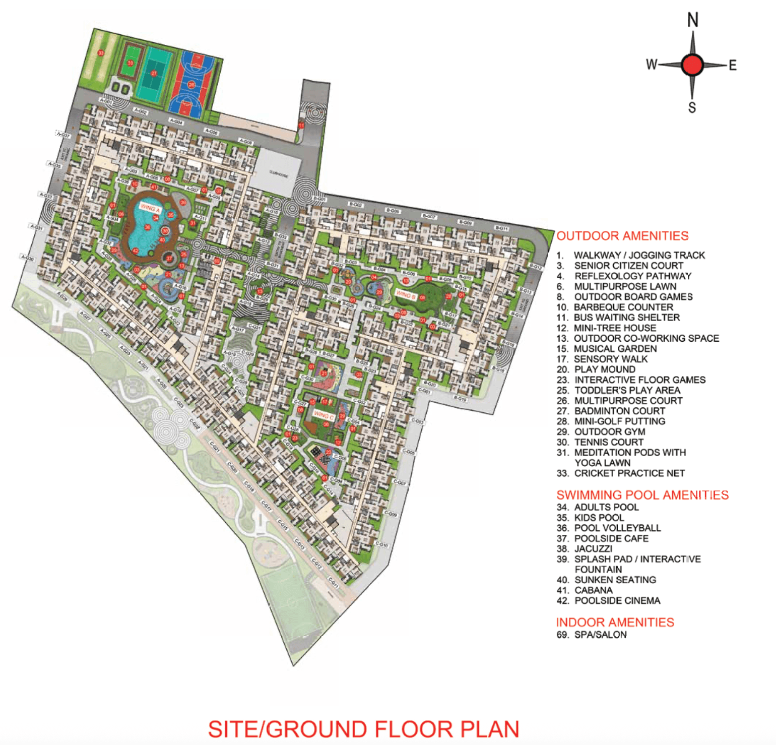 Casagrand Moondance Master Plan Image