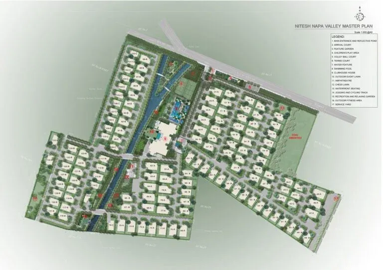Nitesh Napa Valley Master Plan Image