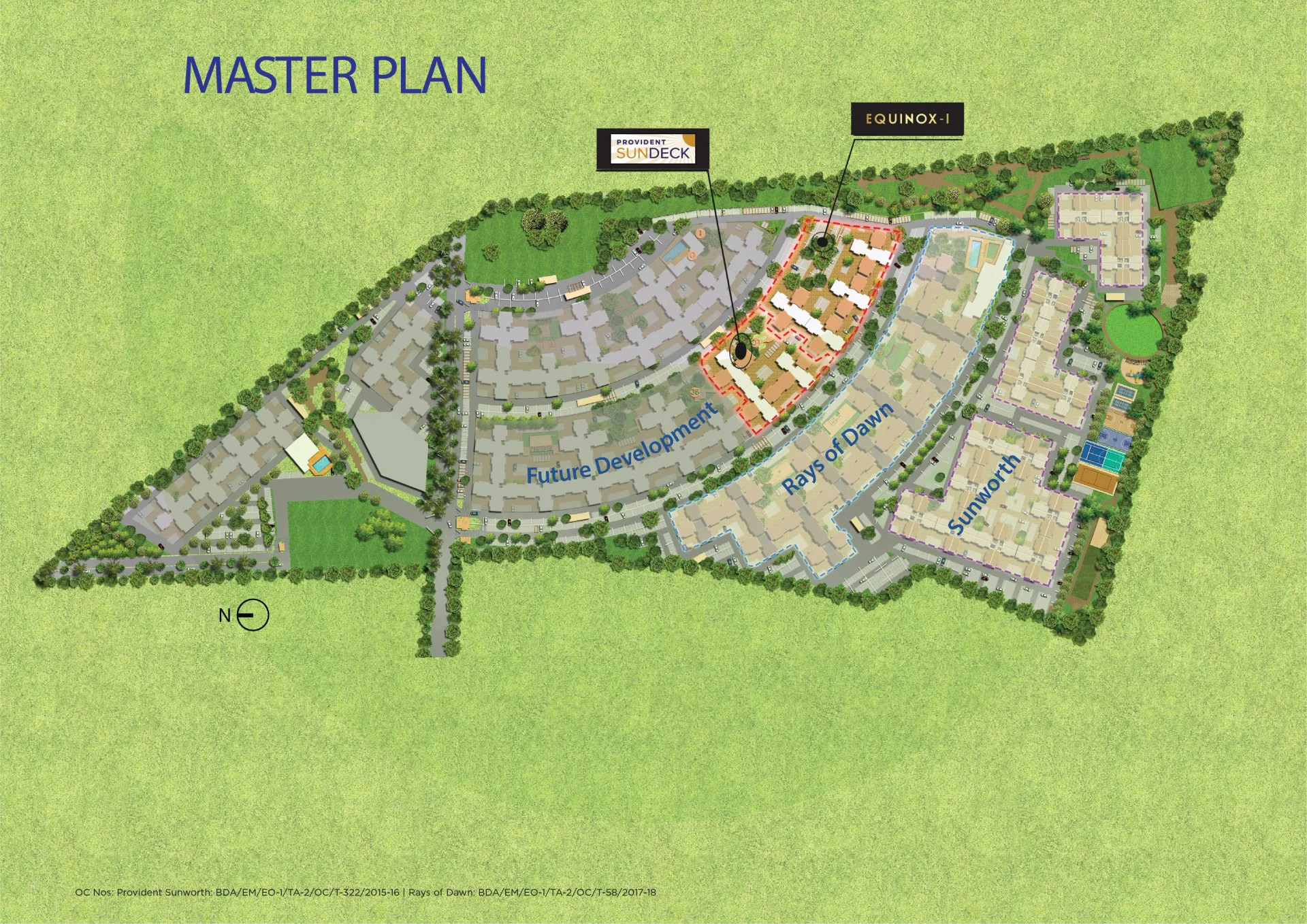Provident Equinox Phase 1 Master Plan Image