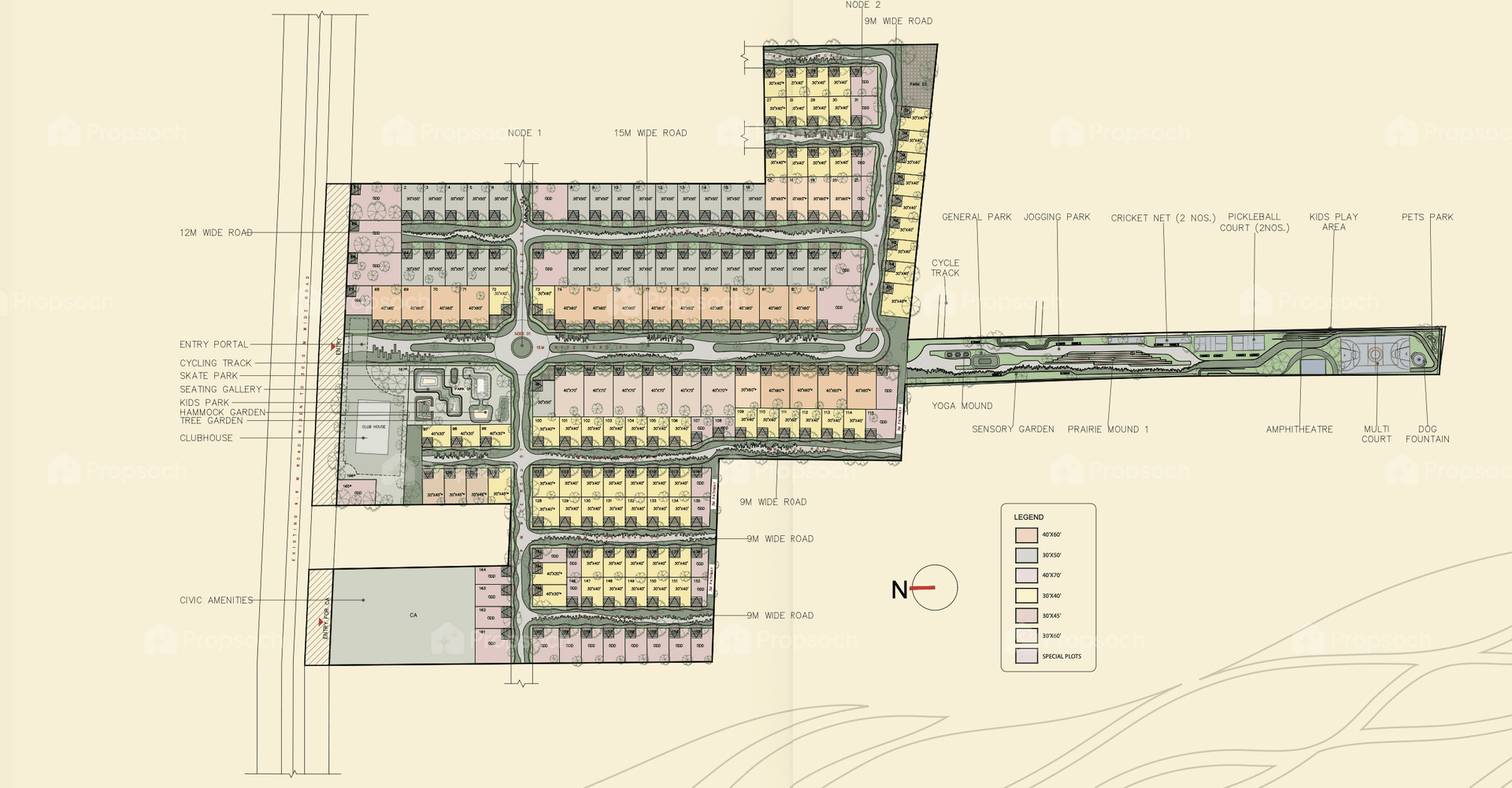 Merusri Serenova Master Plan Image