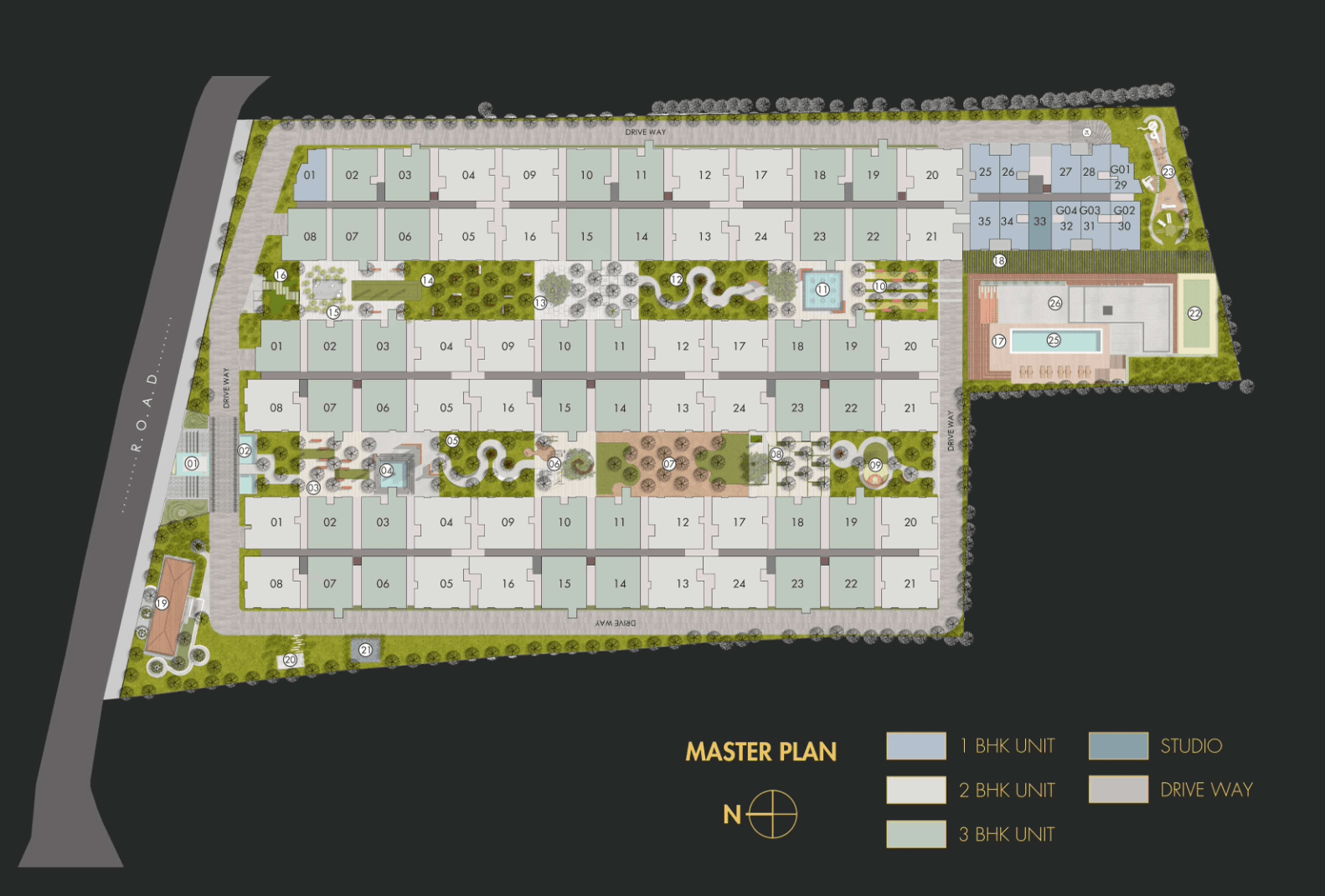 Sekhar Oakwoods Master Plan Image