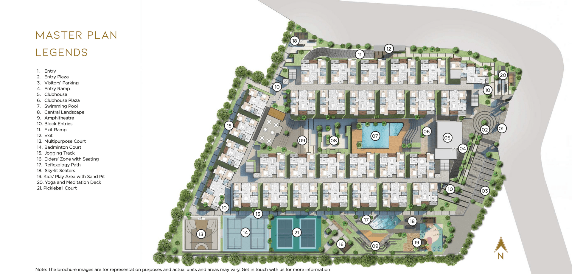 Navanaami Courtyard Of Life Master Plan Image