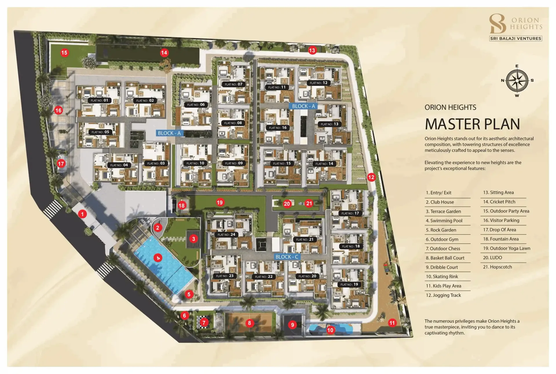 Orion Heights Master Plan Image