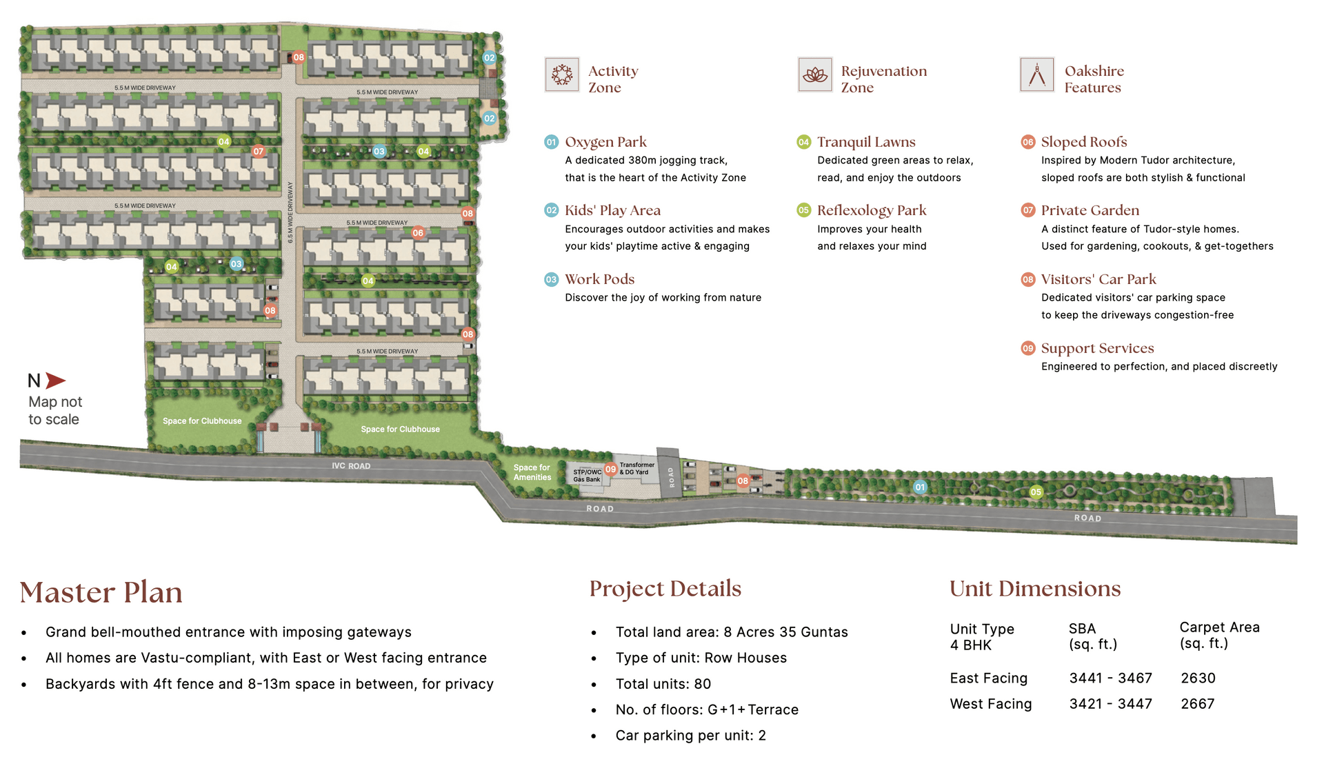 Sobha Oakshire Phase 1 Master Plan Image