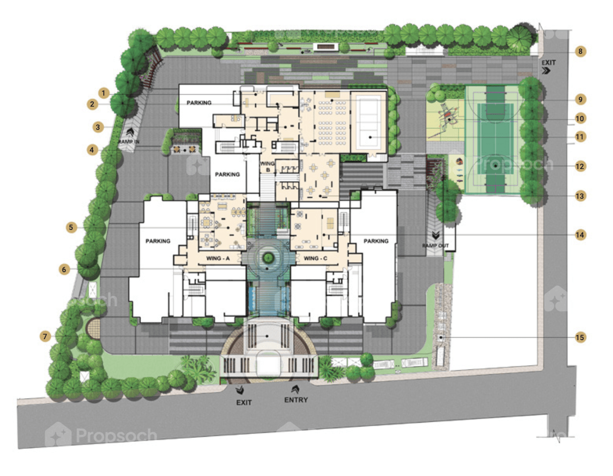Cornerstone Akhinta Residences Master Plan Image
