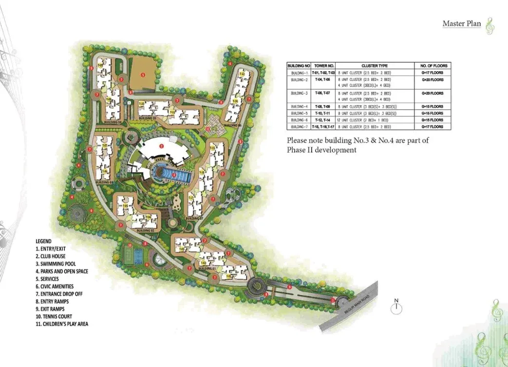 Prestige Song of the South 2 Master Plan Image