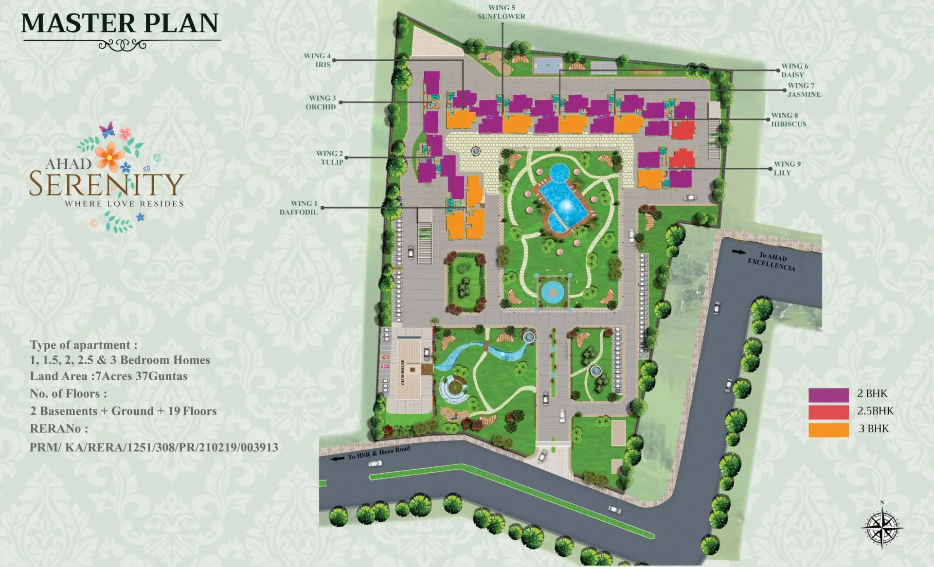 Ahad Serenity Master Plan Image