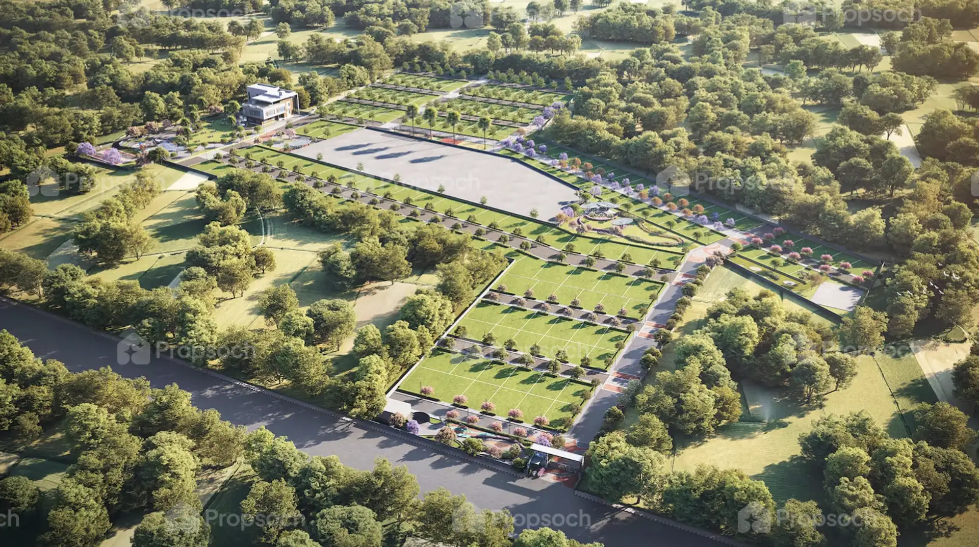 Adarsh Forest Glen Master Plan Image