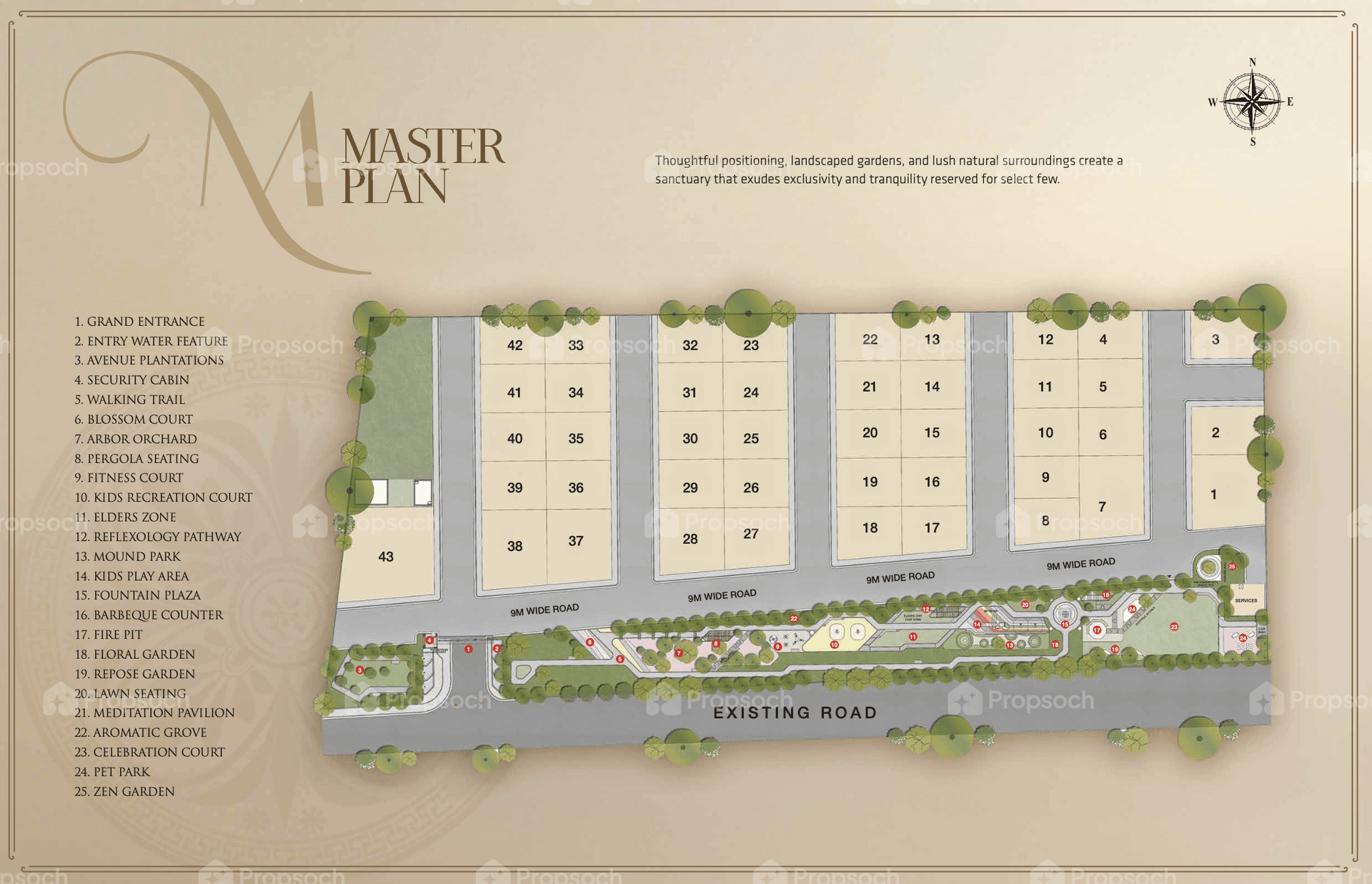 Preeti Aarna Ville Master Plan Image