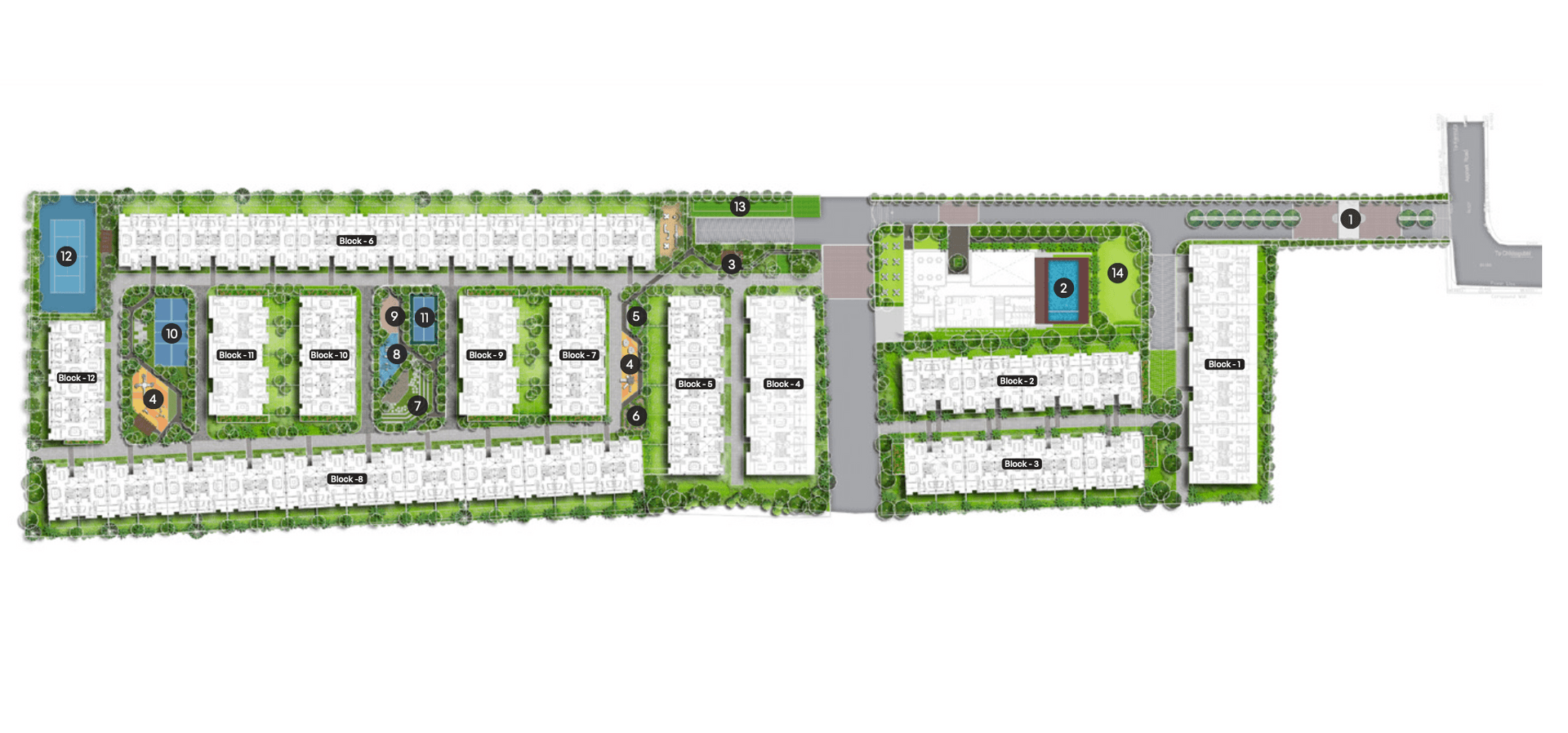 Assetz Mizu & Ki Master Plan Image