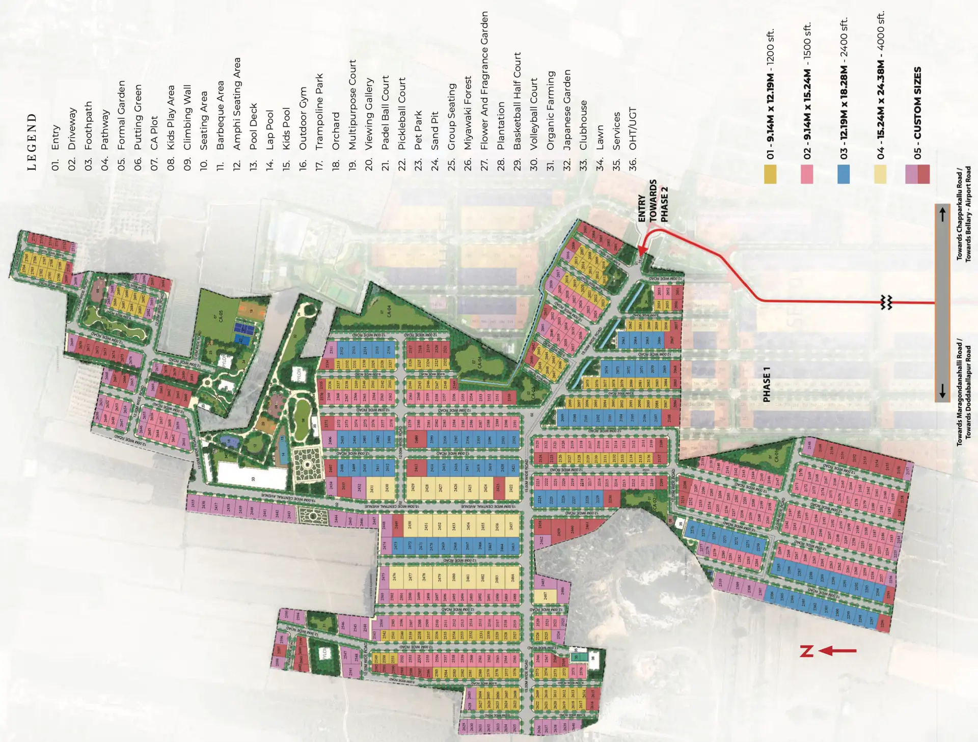 Prestige Marigold Phase 2 Master Plan Image