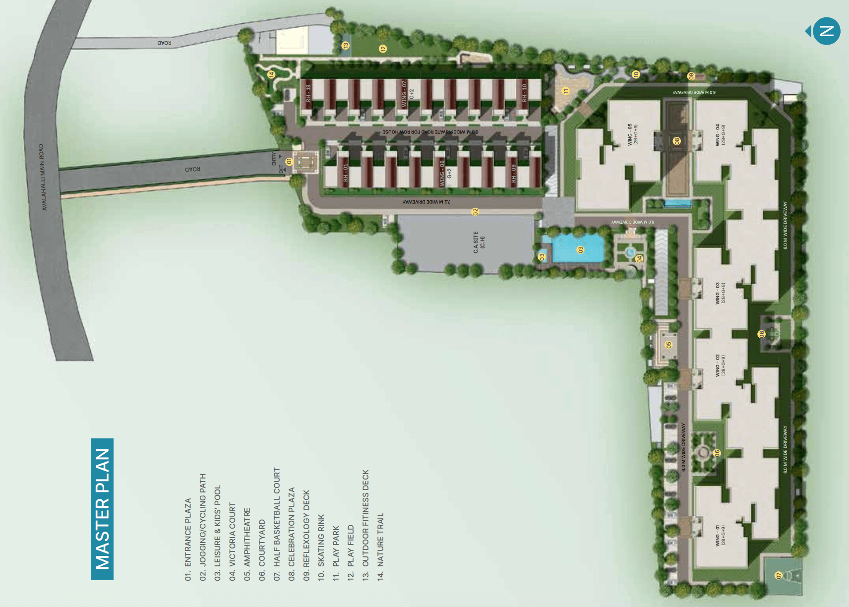 Sobha Victoria Park Master Plan Image