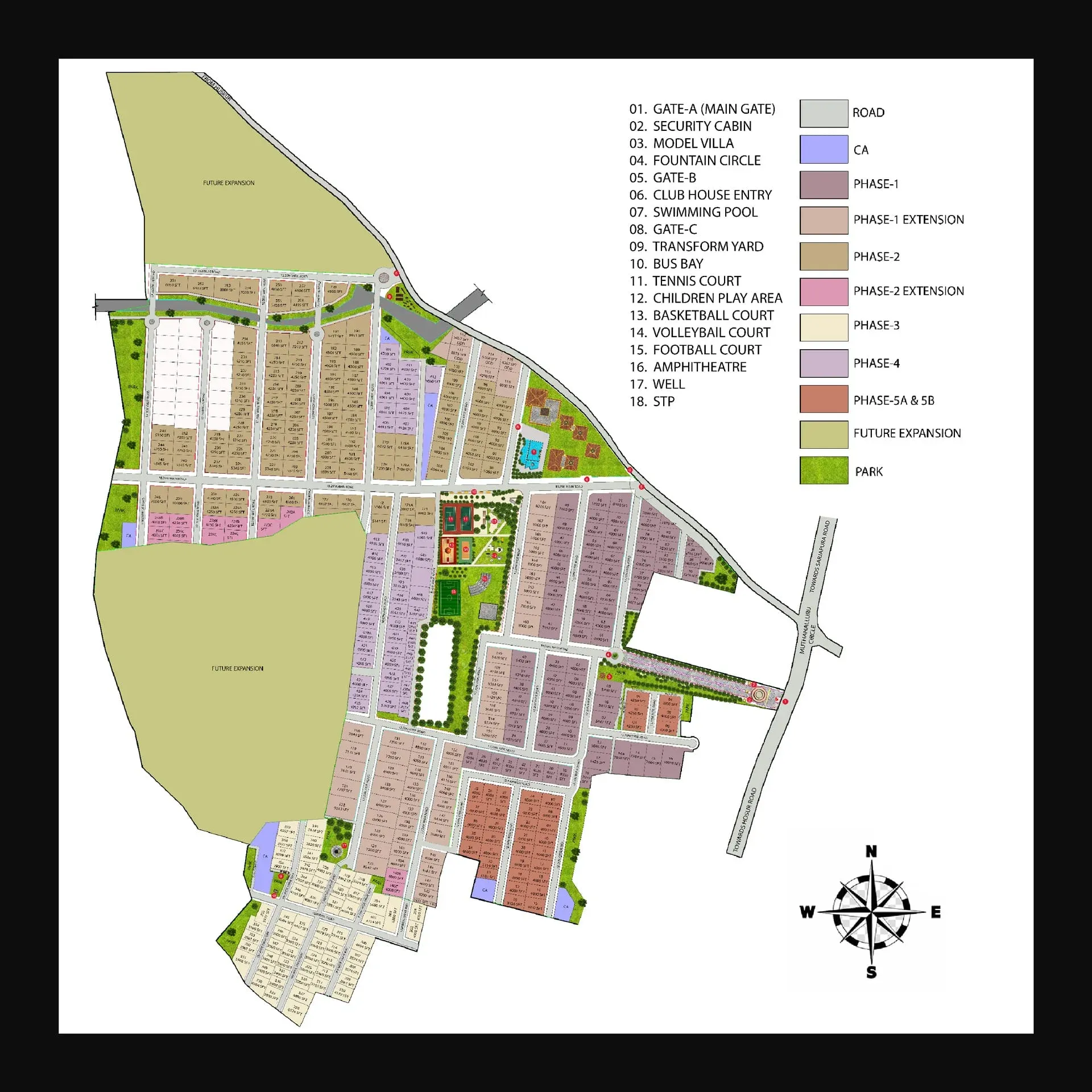 Nambiar Belleza Phase 4 Master Plan Image