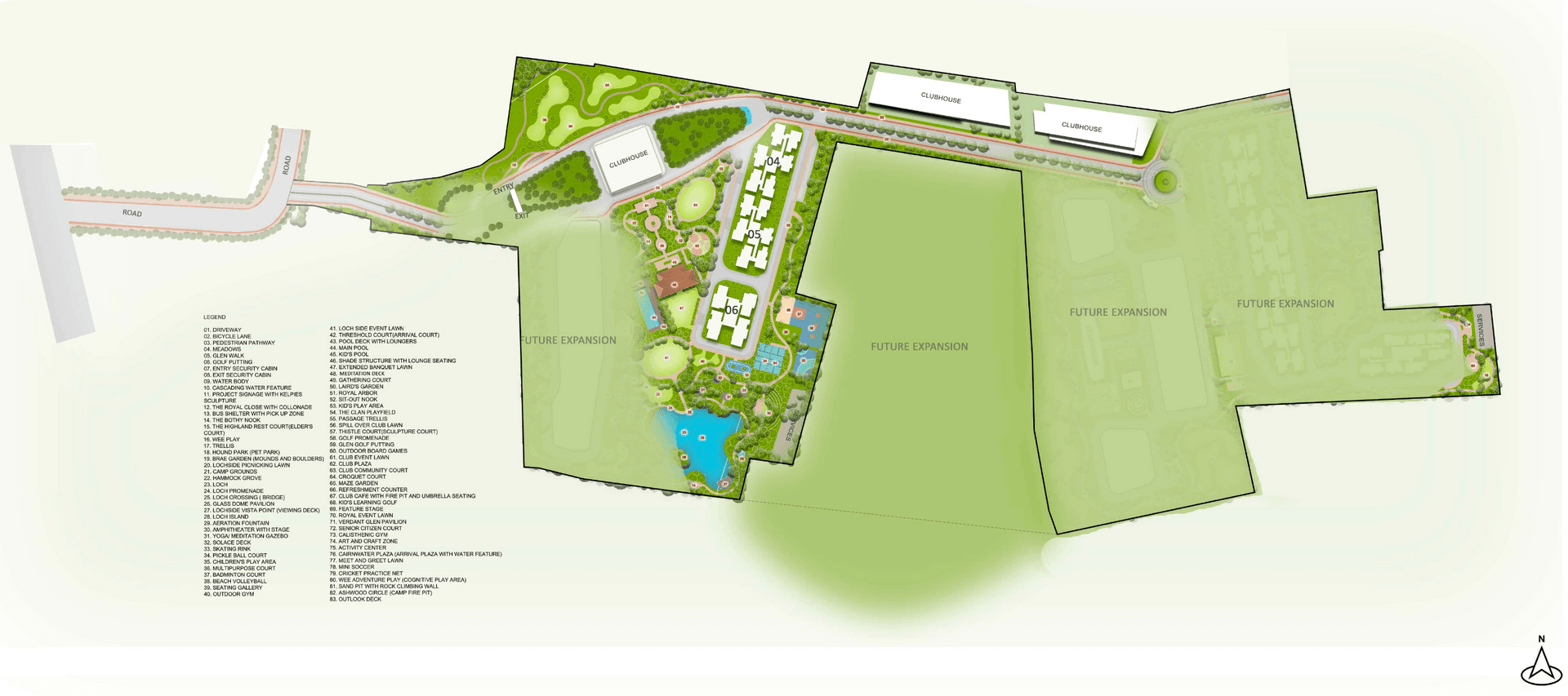 Abhee City Urban Glenn Phase I Master Plan Image