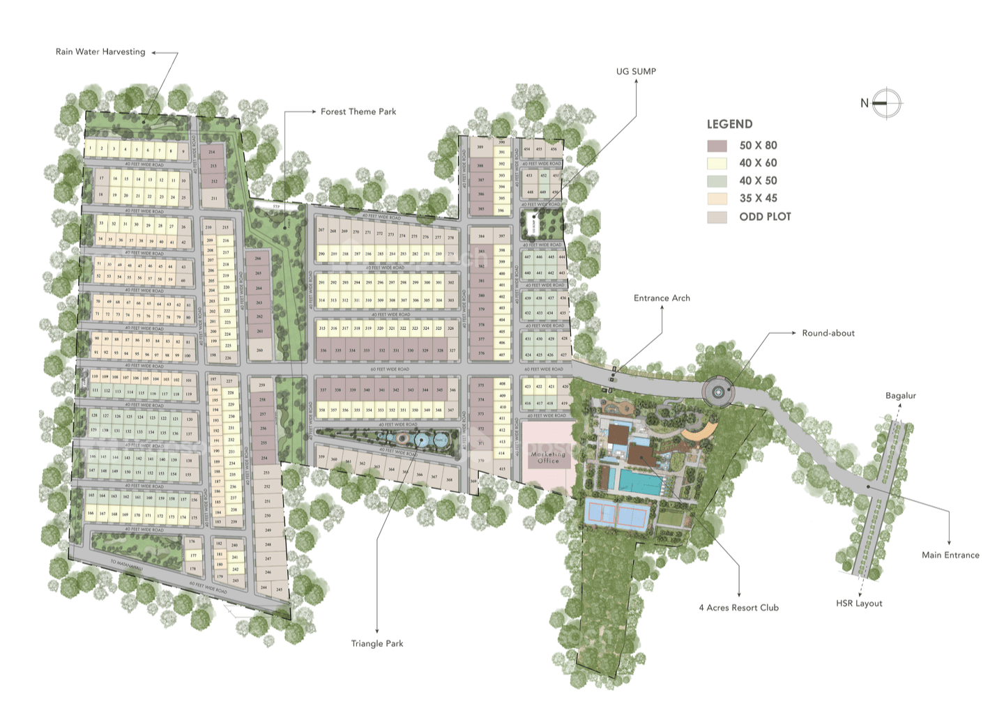 Ayana Woods Master Plan Image